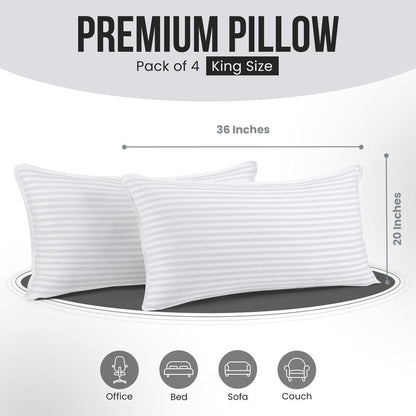 Hotel 4-Pack Luxury Sleep Pillows