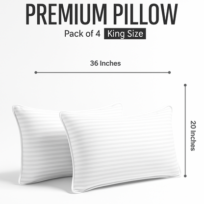 Hotel 4-Pack Luxury Sleep Pillows