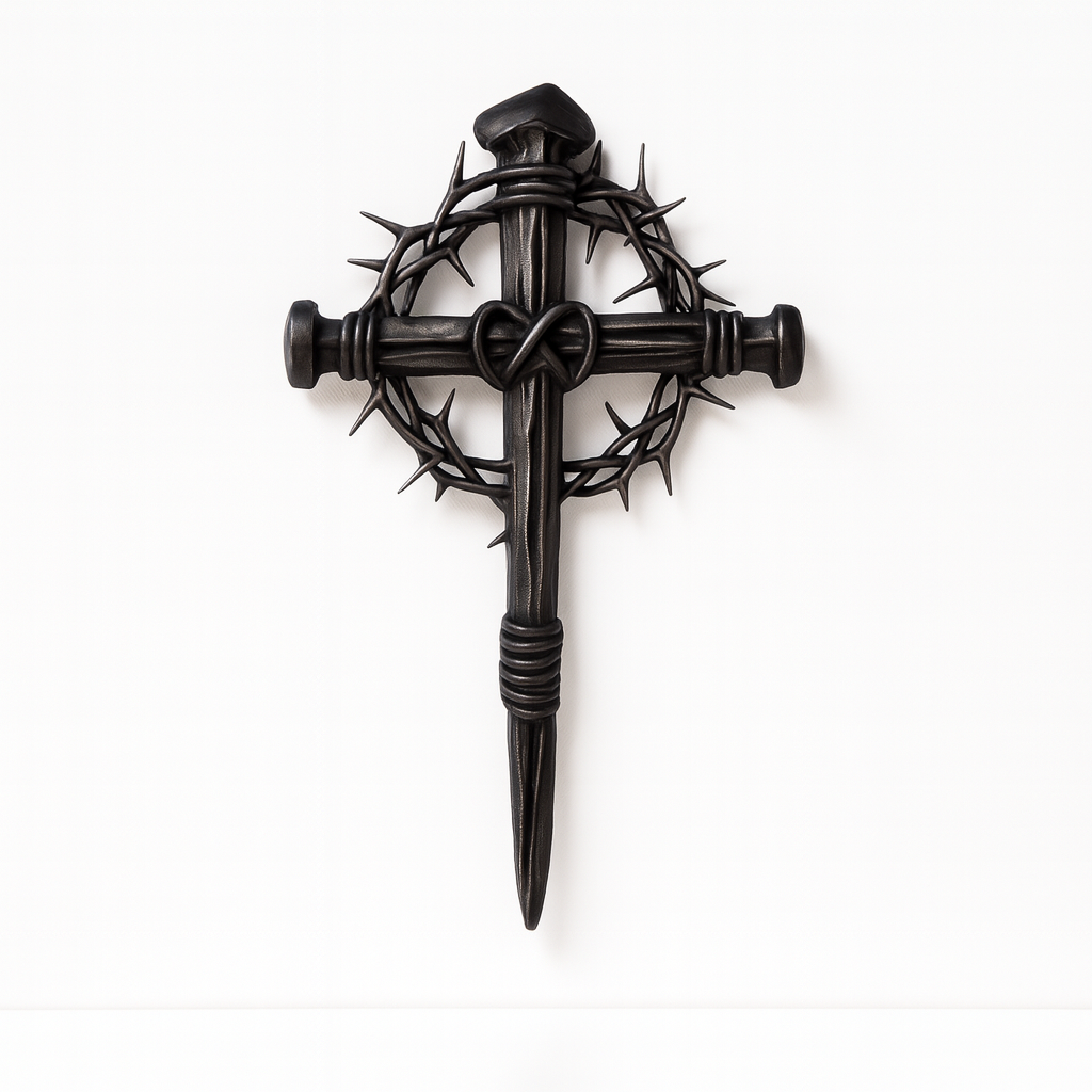 Exquisite Cross Metal Wall Art - A Spiritual Touch for Your Home, Office, or Faith-Inspired Space
