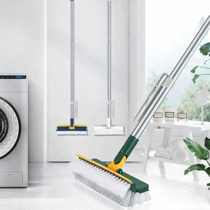 Stand-Up Power Scrub Brush with Squeegee and Tweezer