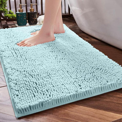 Luxury Chenille Bath Rug – Soft, Absorbent, and Non-Slip Bathroom Mat