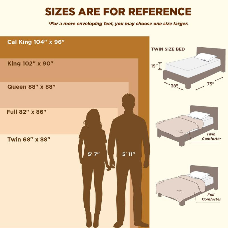 Premium Pintuck Bedding Set – 5/7 Piece Hotel Luxury Comfort Set 