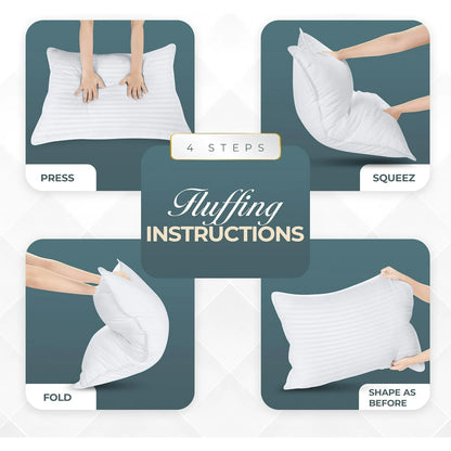 Hotel 4-Pack Luxury Sleep Pillows